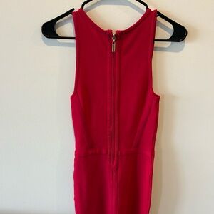 Red Sleeveless Dress